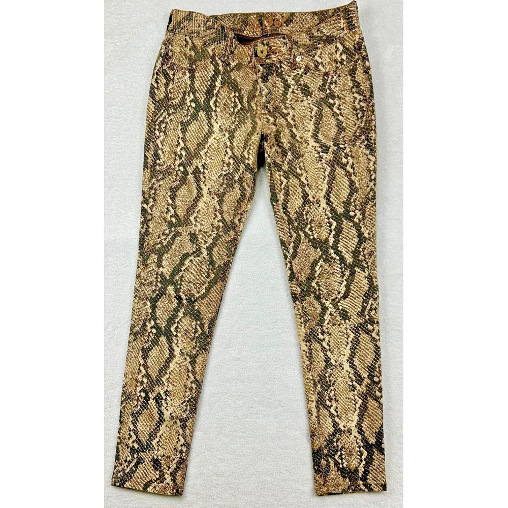 DL1961 Emma Slither‎ Snake Print Pencil Jean Women 27 Brown MSRP $178